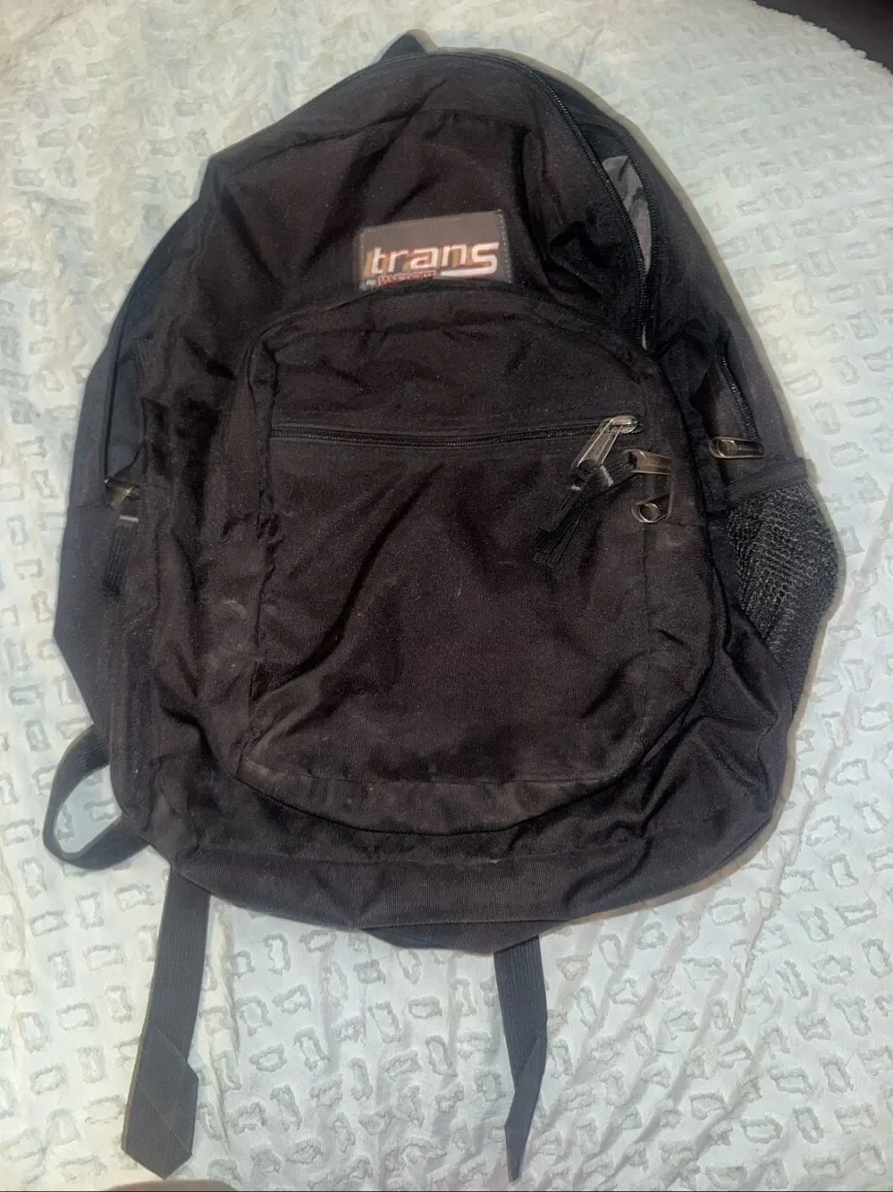 Y2K Jansport Superbag black backpack